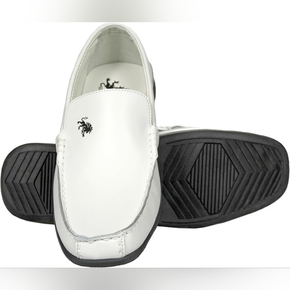 NWOT Vlado Footwear Mens Elite White Slip-On Loafer Shoe Size 9.5M